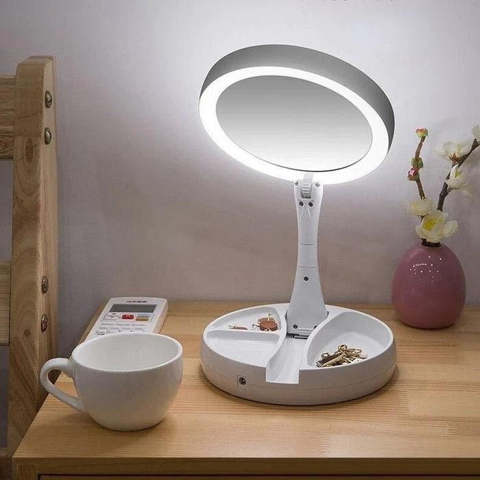 FlexMirror: A Revolução na Maquiagem com Iluminação LED e Zoom 10x! - sunare